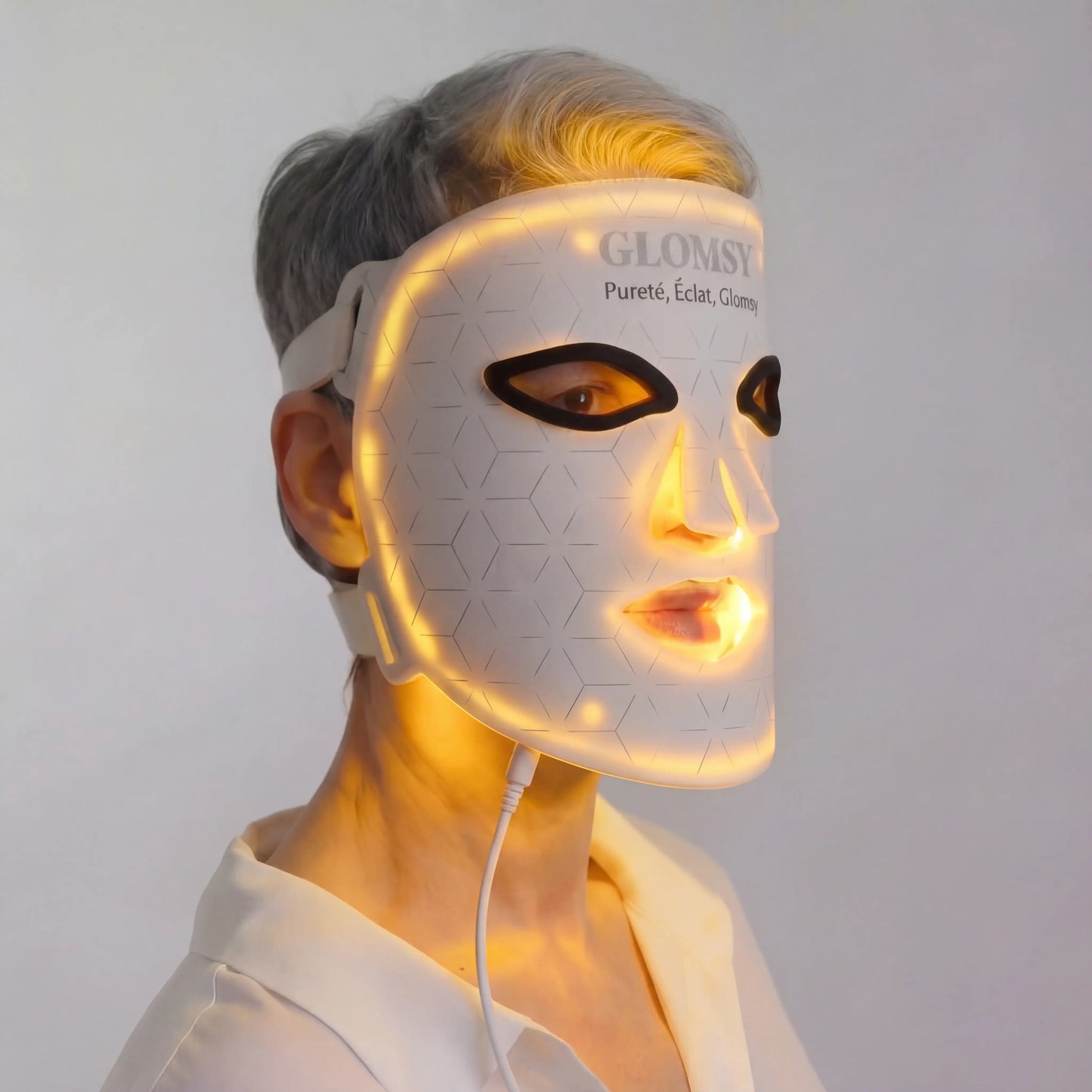 GLOMSY® LUMI FACE™ | MASQUE DE BEAUTÉ À LUMIÈRE LED