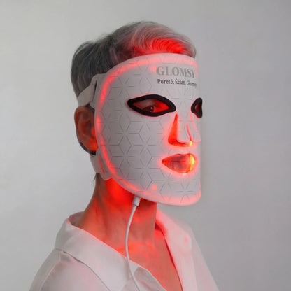 GLOMSY® LUMI FACE™ | MASQUE DE BEAUTÉ À LUMIÈRE LED
