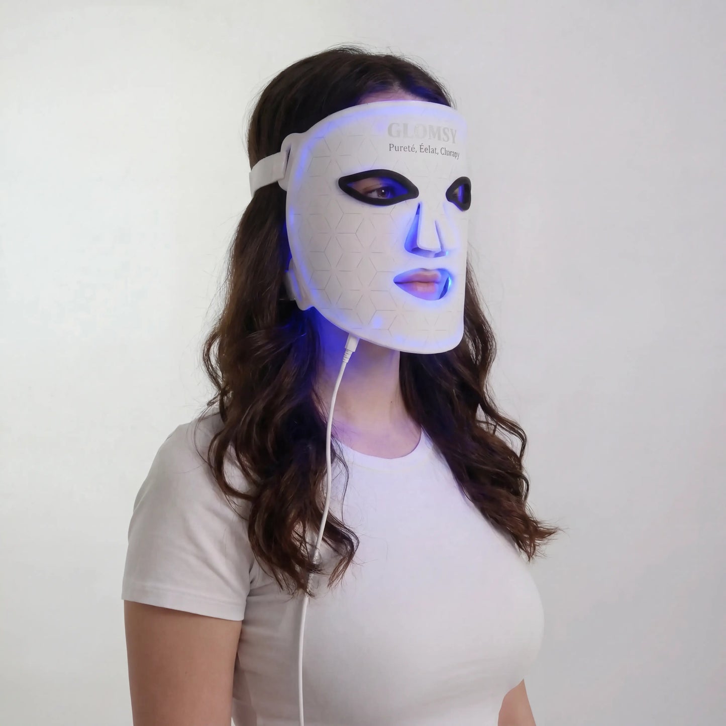 GLOMSY® LUMI FACE™ | MASQUE DE BEAUTÉ À LUMIÈRE LED