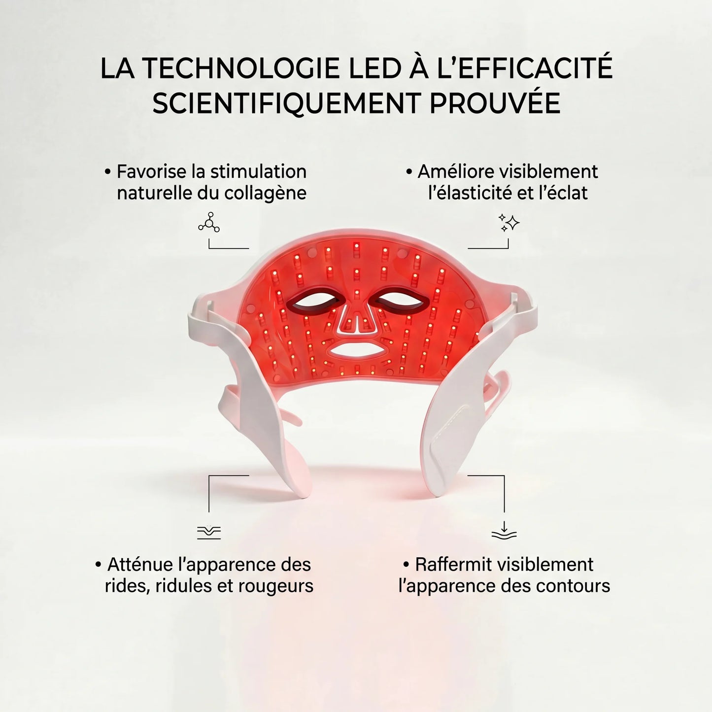 GLOMSY® LUMI FACE™ | MASQUE  LED