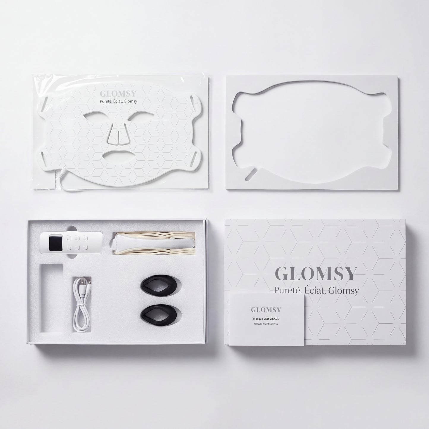 GLOMSY® LUMI FACE™ | MASQUE  LED