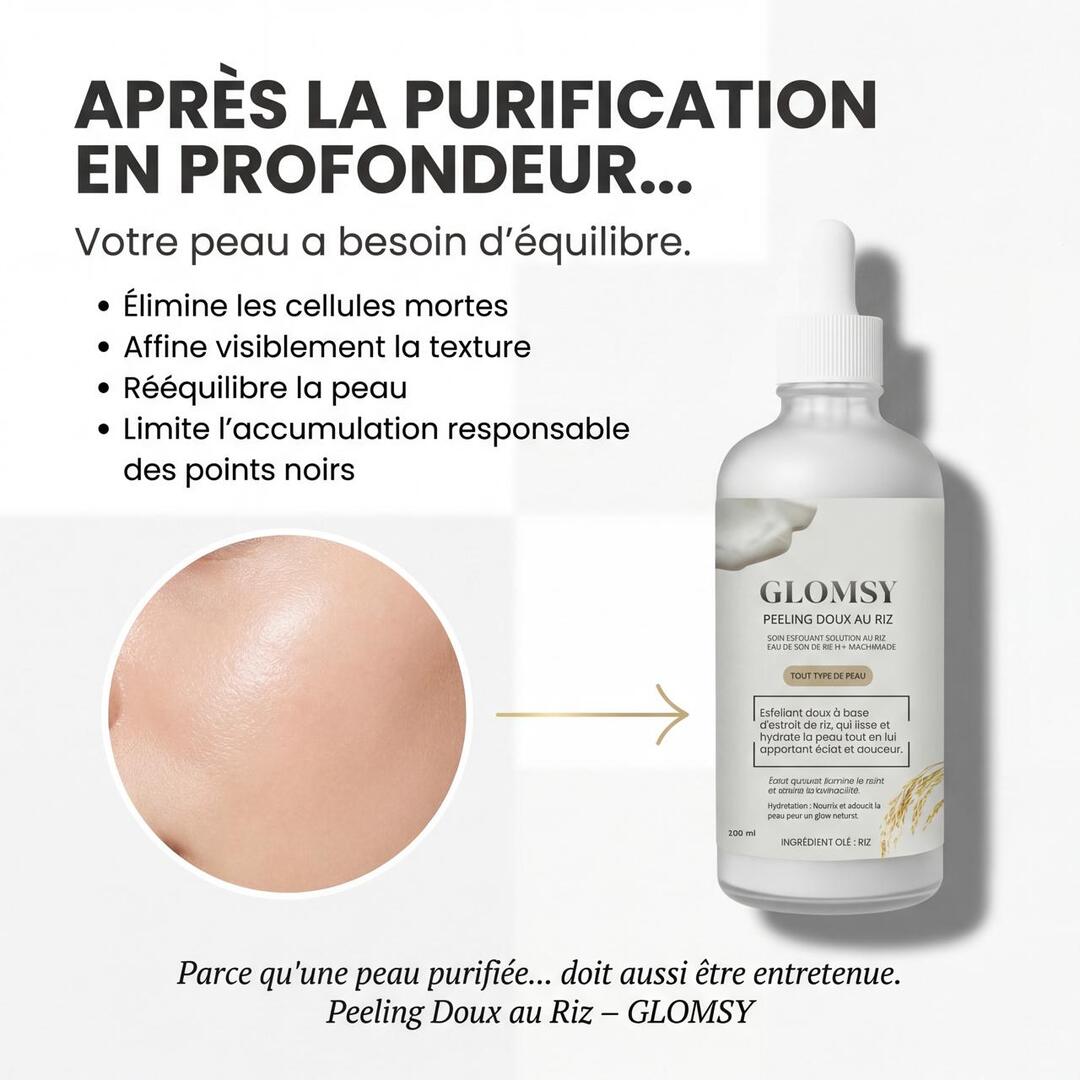 PEELING Pack complet | Solution Exfoliant au Riz